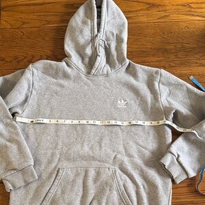 Adidas Heather Gray Men's Pullover Hoodie